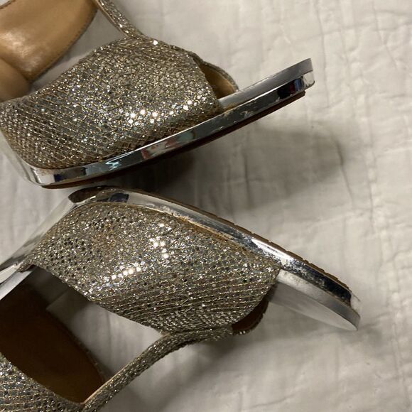 Michael Kors Berkley Cutout Accent T-Strap High Heel Sandals size 11 - Picture 5 of 9